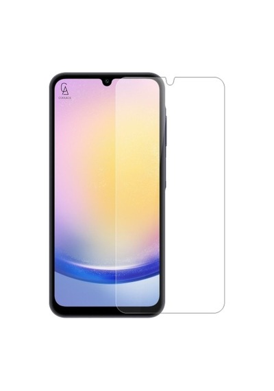 Samsung Galaxy A25 Uyumlu Köşe Dolgulu Anti Shock Telefon Kılıfı Ve Kırılmaz Cam Ekran Koruyucu