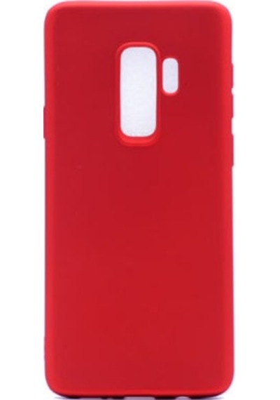 Samsung Galaxy Uyumlu S9 Kılıf Esnek Premier Silikon Kapak Kirmizi