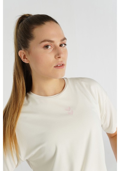Hummel Borneo Kısa Kollu Tişört 912076-9003 Beyaz