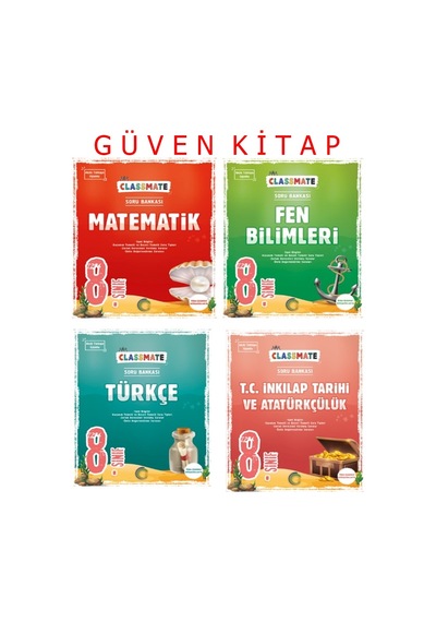 Okyanus 8.sınıf Classmate Matematik Fen Türkçe İnkılap S.b. Seti