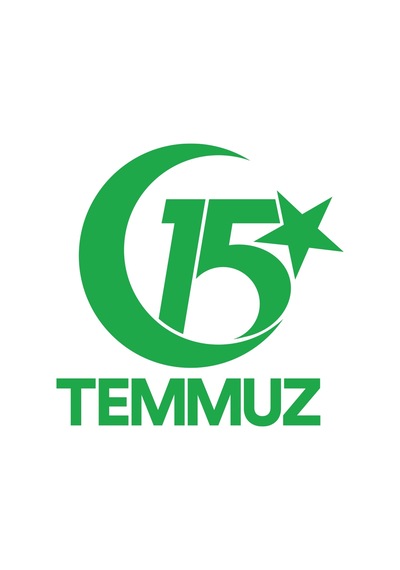 15 Temmuz Sticker 17x17 Cm Yeşil