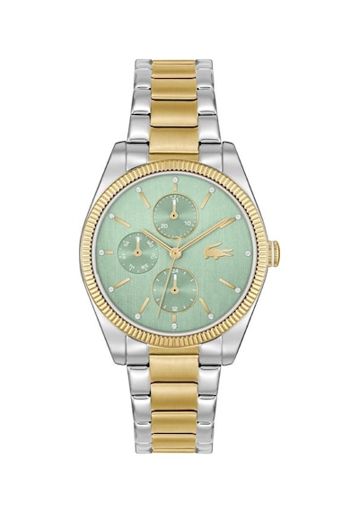 Lacoste 2001364 Quartz Çelik Altın/gri Yeşil Kadran 36 Mm Kadın Kol Saati