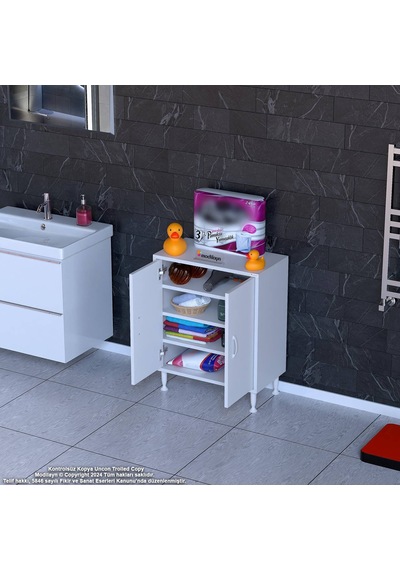 Eliusta Nirat 65 Cm 4 Bölmeli Beyaz Banyo Mutfak Dolabı 3 Raflı Kapaklı Çok Amaçlı Dolap 65x75x32,5 Cm Beyaz Eliusta Nirat 65 Cm 4 Bölmeli Beyaz Banyo Mutfak Dolabı 3 Raflı Kapaklı Çok Amaçlı Dolap 65x75x32,5 Cm Beyaz