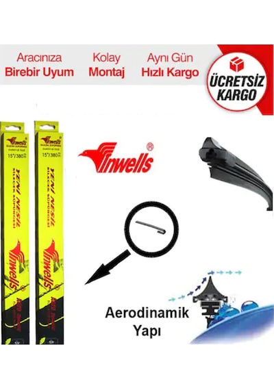 Volkswagen Passat 1988 - 1996 Ön Cam Muz Silecek Takımı 53-53 CM