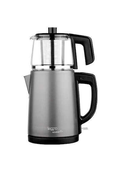 Leggno Gourmet Pro LE-GRM102GTMGY Cam Demlikli Çay Makinesi