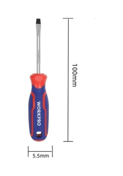 Düz Tornavida 5.5x100 Mm Ergonomik Tasarım Ve Dayanıklı Yapı