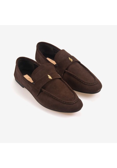 Hawen Angels Kadın Loafer 61145 Bitter Suede