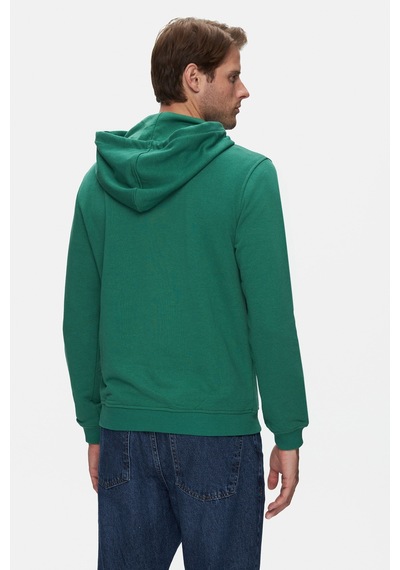 Ucla Nevada Yeşil Kapüşonlu Baskılı Standard Fit Erkek Sweatshirt Yeşil