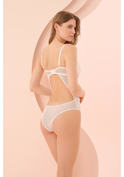 Loya Kadın Ekru Valencıa Bodysuıt Ekru
