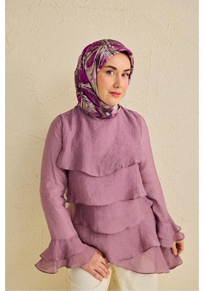 Silk Home Twill İpek Eşarp 11501-16 Gümüş