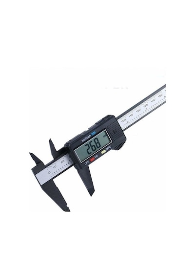 Koodmax Kumpas Dijital Karbon Fiber Hassas 150Mm Kalınlık Ölçer