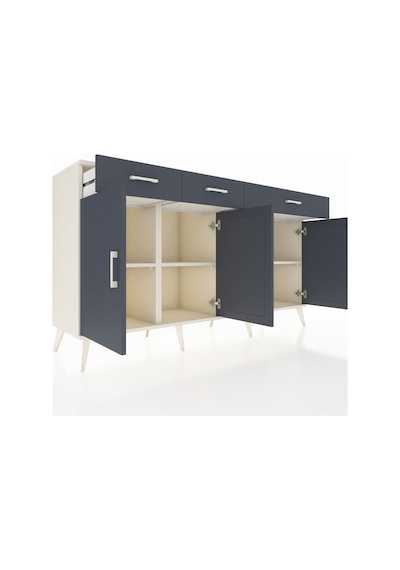 Kronos Konsol 4 Raflı 3 Çekmeceli 4 Kapaklı 176x59x99 Aytaşı-antrasit Antrasıt - Aytası Kronos Konsol 4 Raflı 3 Çekmeceli 4 Kapaklı 176x59x99 Aytaşı-antrasit Antrasıt - Aytası