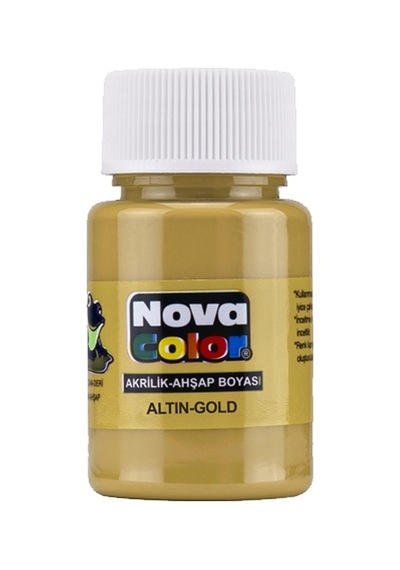 Nova Color Akrilik Boya Altın Şişe 30 Cc Nc-234