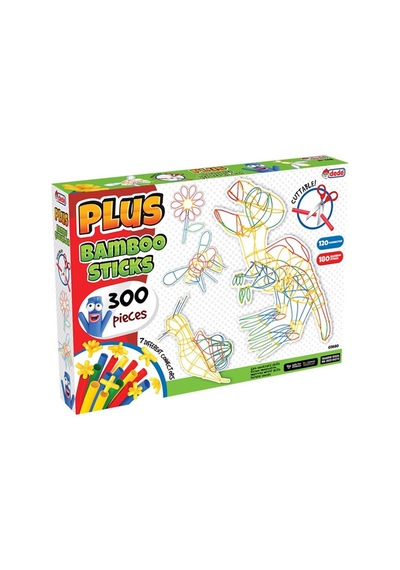 Dede Oyuncak Plus Bambu Çubuklar 300 Parça 03680