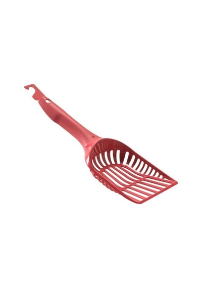 Moderna Handy Plastik Kedi Kumu Küreği Kırmızı