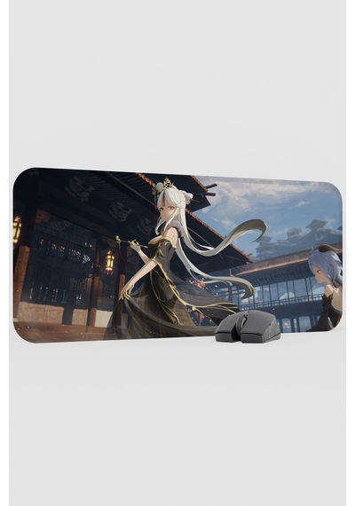Ningguang Genshin Impact Anime Oyuncu V5 - 70x30 Xl Gaming Mouse Pad Fare Altlığı