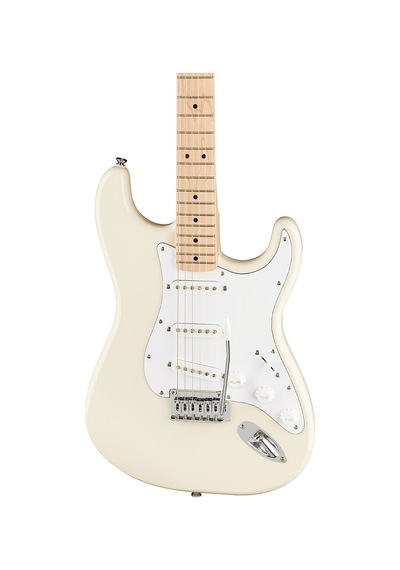 Squier 0378002505 Affinity Stratocaster Elektro Gitar Olympic Wh