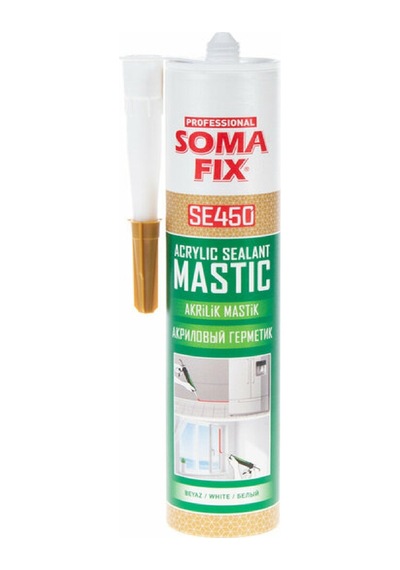 Somafix Akrilik Mastik Beyaz 450 Gr Se450 Sf8261 2467