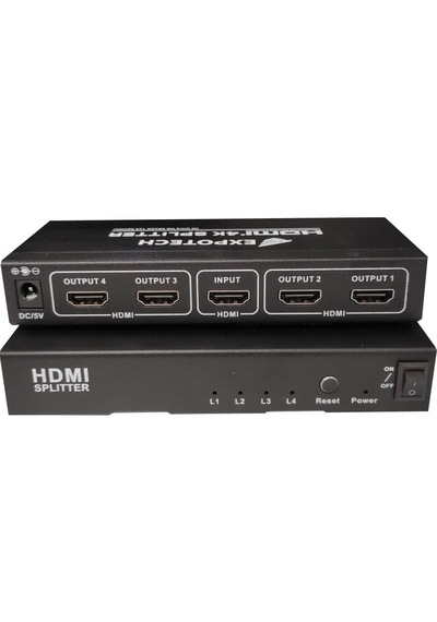 Expotech Ex-hdmı1004 4 Port Hdmı Çoklayıcı Çoğaltıcı Splitter