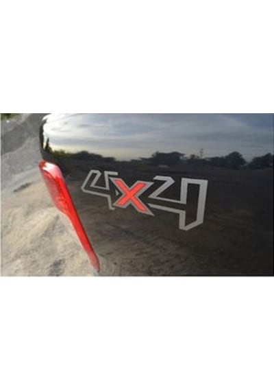 Off Road Ranger 4x4 Sticker 2 Adet Gri Renk