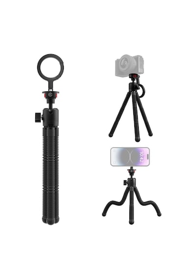 Ulanzi Mt30 Mıknatıslı Karabinalı Esnek Tripod T137 - Siyah