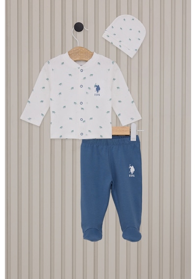 U.S. Polo Assn. U.s. Polo Assn Erkek Bebek Beyaz Takım Beyaz