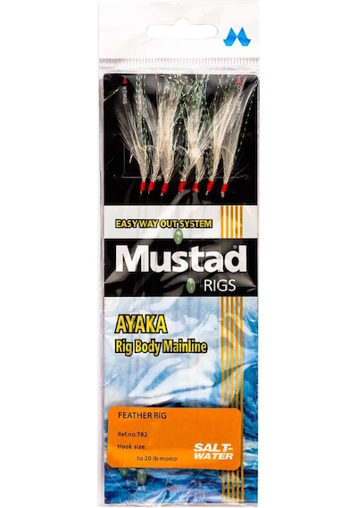 Mustad T82 6 Numara İğneli Olta Çaparisi