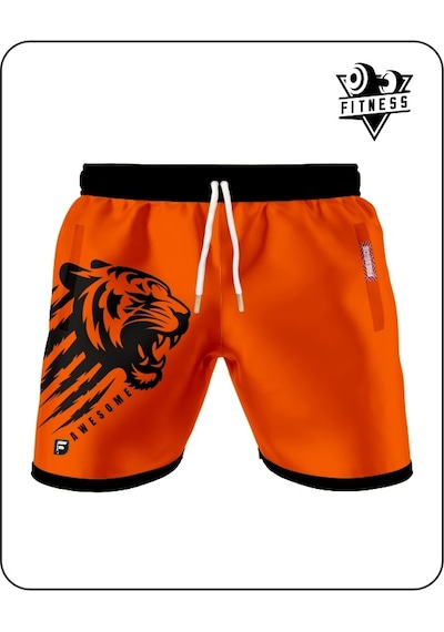 Freeside Freesıde Tıger Fury Traınıng Short Turuncu
