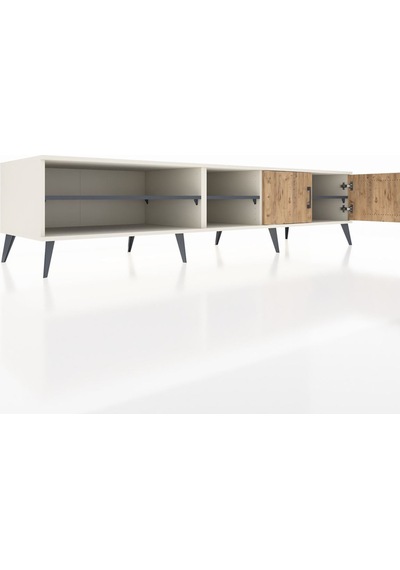 Kronos Tv Ünitesi 3 Raflı 2 Kapaklı 220x59x51 Aytaşı-çam/antrasit Atlas Çam/antrasıt - Aytası Kronos Tv Ünitesi 3 Raflı 2 Kapaklı 220x59x51 Aytaşı-çam/antrasit Atlas Çam/antrasıt - Aytası