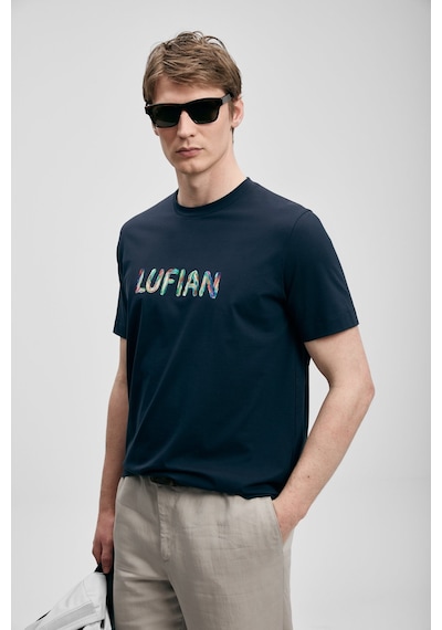 Lufian Surge Erkek T-shirt 111020317 Lacivert