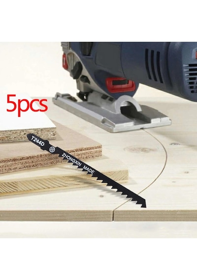 T144D Pvc Ahşap Kesme Dekopaj Testere Ucu 5 Parça Sunta Mdf Kesim