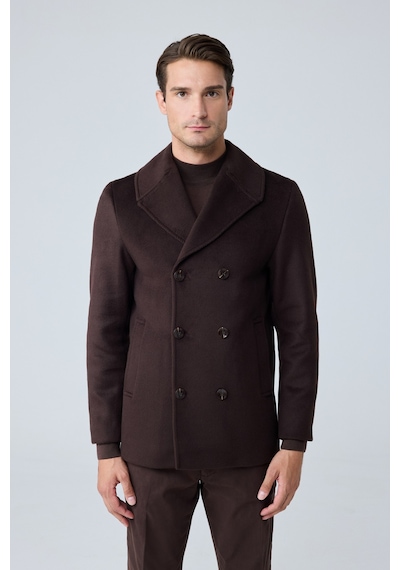 Danger Erkek Relaxed Fit Yün Kruvaze Kaşe Palto Kahverengi 4350dngr Danger Erkek Relaxed Fit Yün Kruvaze Kaşe Palto Kahverengi 4350dngr