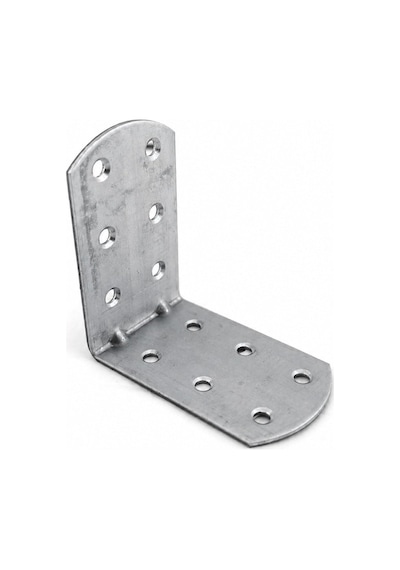 L Demir Köşebent 40x65x65 Mm Oval Başlı 25 Adet Set Dayanıklı Bağlantı Mobilya Raf Aparatı 2 Adet Beyaz Kapı Stoperi Model