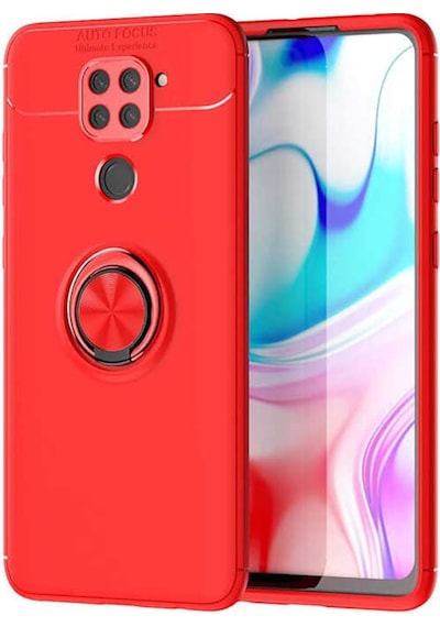 Xiaomi Redmi Note 9 Kilif Yüzüklü Magnetli Ravel Case 406653386