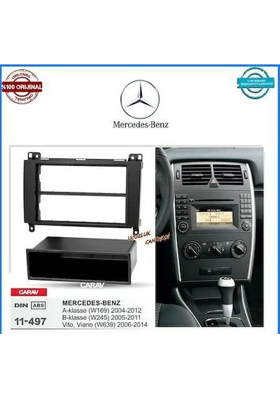 Mercedes Crafter Sprınter 2006-2015 Double Teyp Çerçevesi N11.57