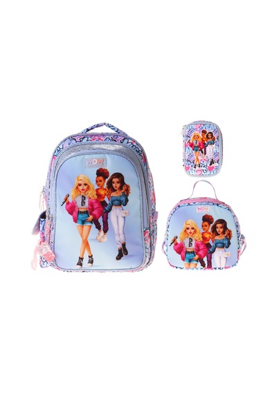 Wow Generation Üçlü İlkokul Okul Çanta Seti - Lila - Music Desenli - Kız Çocuk - Setwg-w6044a Çok Renkli