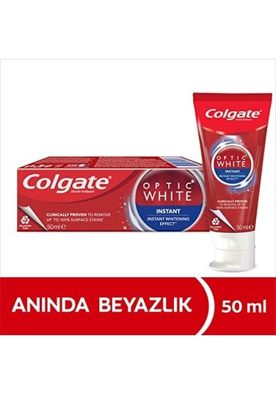 Optic White Anında Beyazlık Anında Beyazlatma Etkisi Beyazlatıcı Diş Macunu 50 Ml