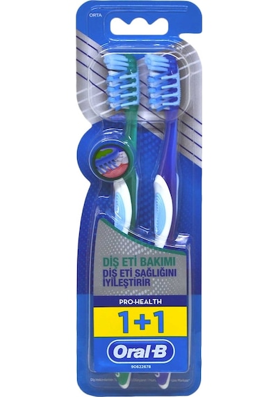 Oral-B Pro-Health Diş Eti Bakımı 1 + 1 Diş Fırçası Medium