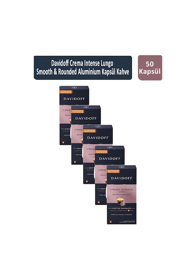 Davidoff Crema Intense Lungo Smooth & Rounded Kapsül Kahve 5 x 10'lu