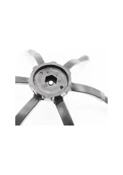 Robot Süpürge 6 Kollu Siyah Yan Fırça Roborock S7, S7 Maxv, Q5, Q7, Q7 Max, S5 Max, S6 Serisi İ Tek Renk