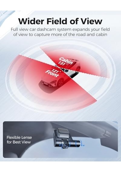 Azdome V600 1080p Araç Kamerası Üç Kameralı,g Sensör,gece Görüş,geri Görüş Kameralı,su Geçirmez,yol Kayıt
