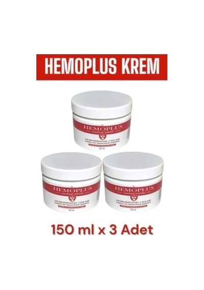 Hemoplus Rahatlatma Bakım Kremi 150 Ml X 3 Adet
