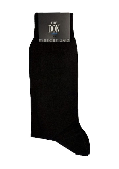 The Don London Merserize Erkek Çorap Siyah-Siyah-40-44 Siyah