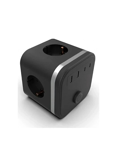 Termal Akım Korumalı Isıya Dayanıklı 3 Lü Duvar Tipi Priz 2x Usb 2x Typce 3680 W