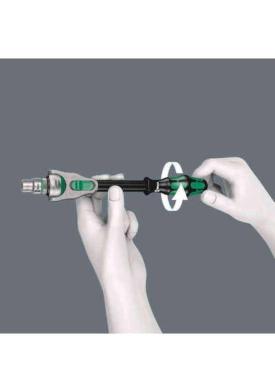 Wera K. Kompakt Zyklop Cırcır Karma Set 1/4" Set 05051045001