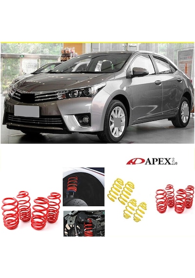 Toyota Corolla 2014-2019 Apexi 3.5cm Helezon Spor Yay
