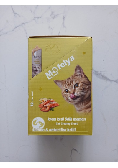 Krem Kedi Ödül Maması Somon % Antartik Krill Aromalı 12 4'lü Paket Toplam 48 Ad.