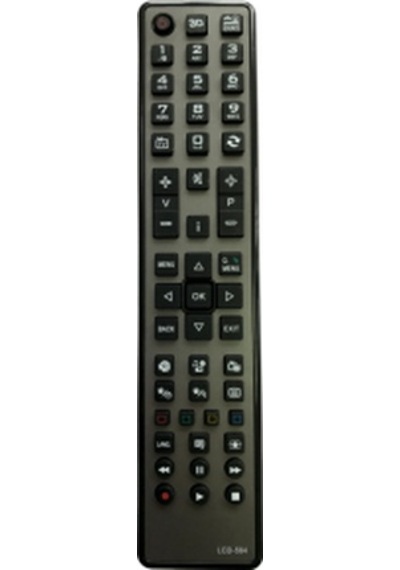 Vestel  Uyumlu Smart 3d Tv Kumandası - Lcd 564