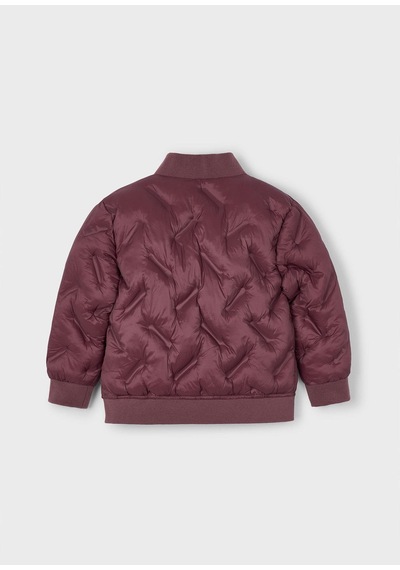 Mayoral Erkek Çocuk Parçalı Desenli Slim Fit Şişme Mont Mor