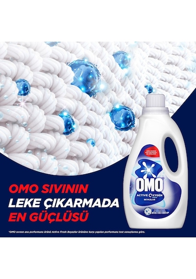 Omo Active Oxygen Sıvı Deterjan 4 x 1500 ML